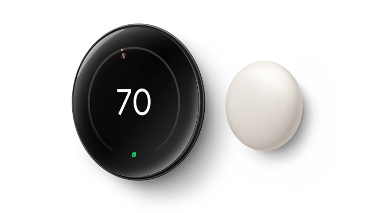 A fourth generation Google Nest learning thermostat