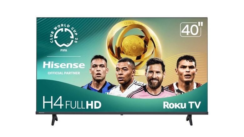 Hisense H4 Series TV on display