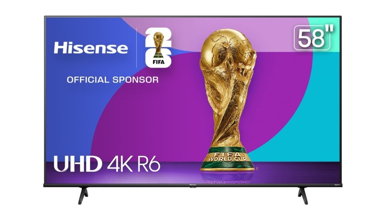 Hisense R6 Series TV on display