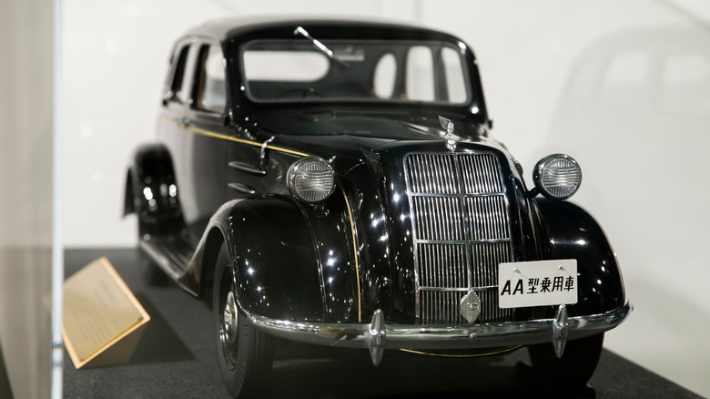 black toyota AA model on display