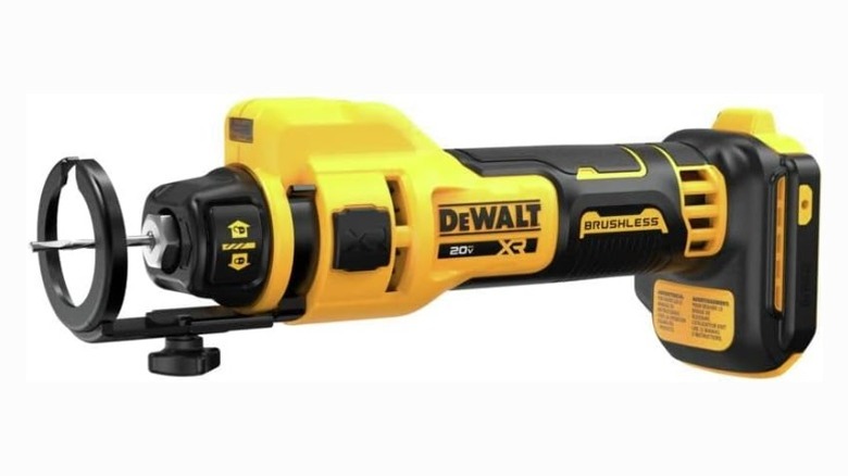 DeWalt's 20V Max XR Brushless  drywall cut out tool