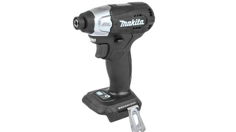 Maktia's LXT Brushless Cordless Impact Driver on a white background