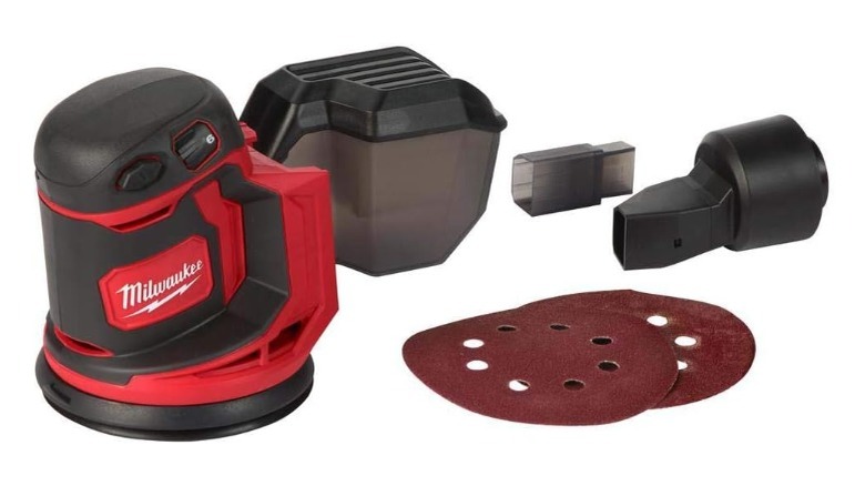 Milwaukee orbit sander and disks