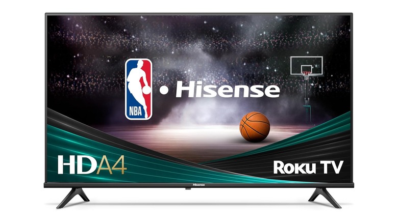 Hisense A4 Series TV on display