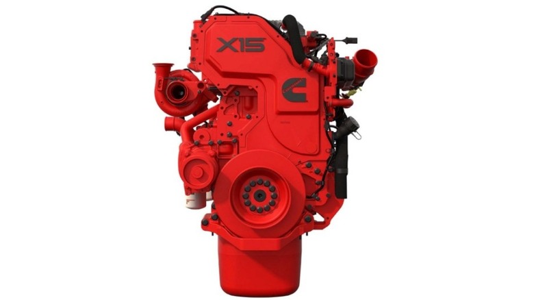 An image of the Cummins X15 Euro VI Performance Series engine