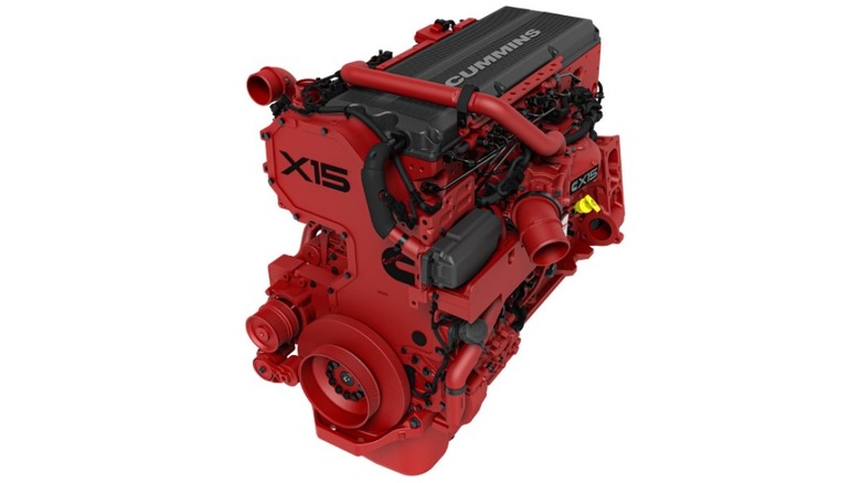 An image of the Cummins X15 Productivity Series engine