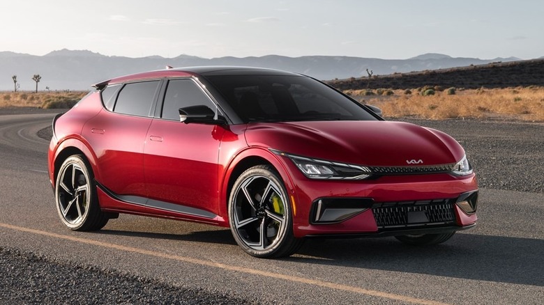 Kia EV6 GT front 3/4