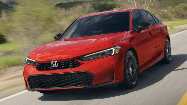 2025 Honda Civic on the road