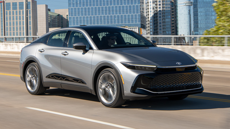 2025 Toyota Crown on the highway