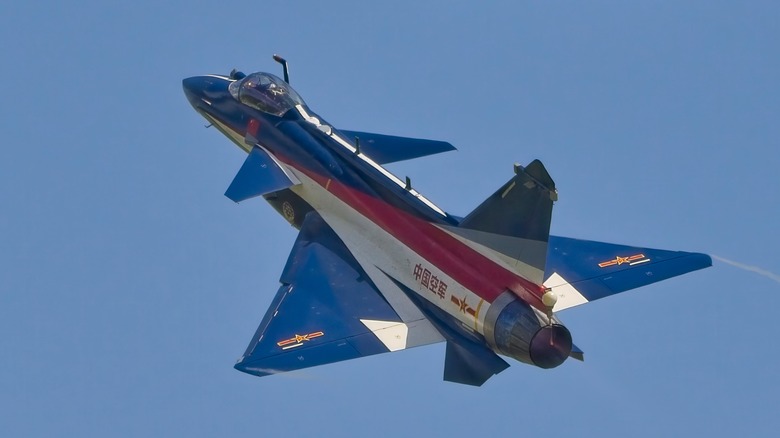 Chengdu J-10 Vigorous Dragon in climb