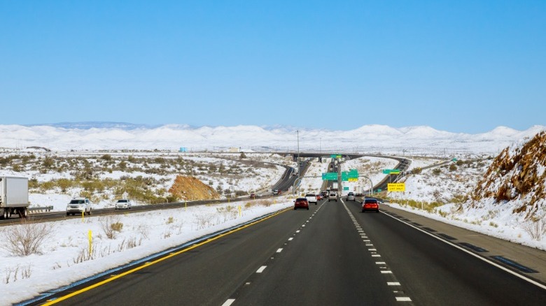 I-17 Arizona in the Winter