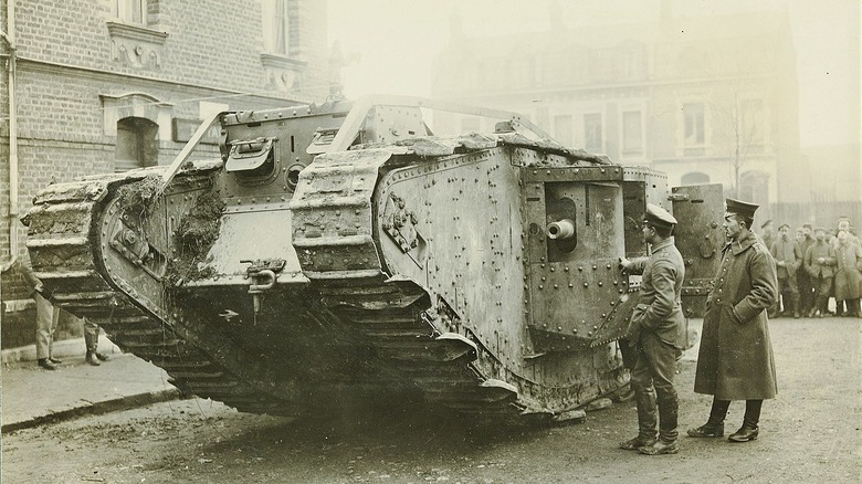Mark IV Tank in Cambrai, Frankreich
