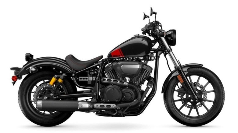 A black Yamaha Bolt R-Spec