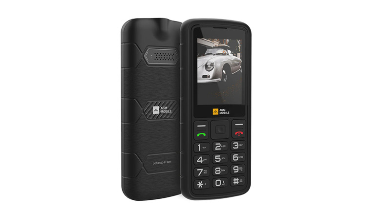 The AGM M9 phone on a white background