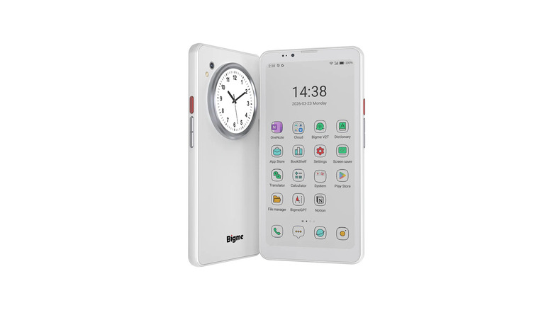 The Bigme Hibreak Dual on a white background