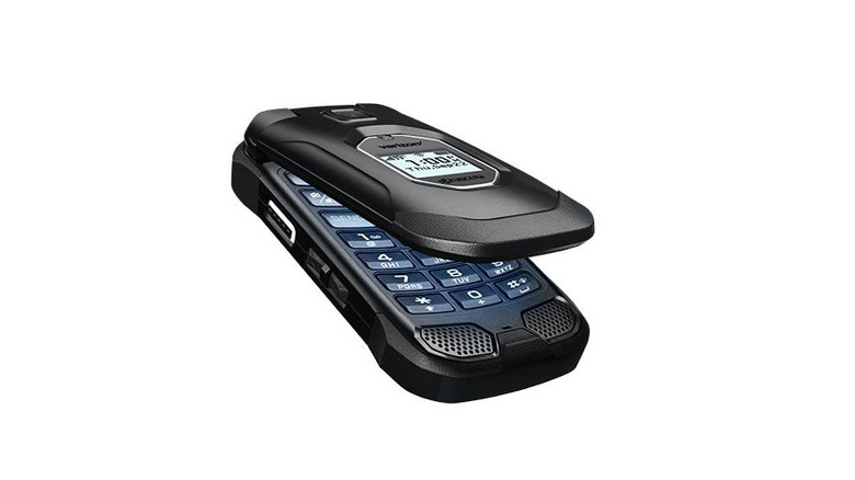 The Kyocera duraXV Extreme on a white background