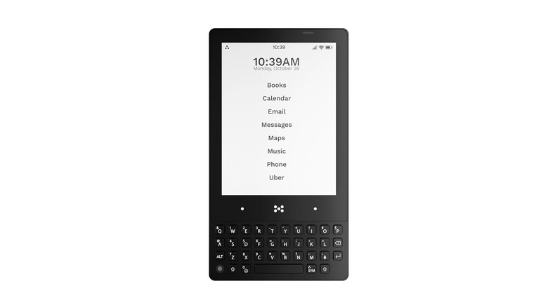 The minimal phone on a white background