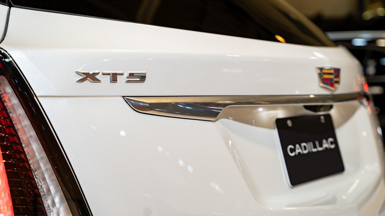 Rear of Cadillac XT5