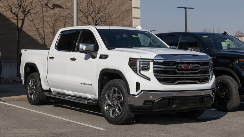 GMC Sierra 1500 parked at dealership