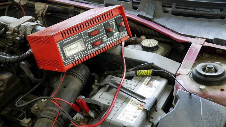 Car battery charging