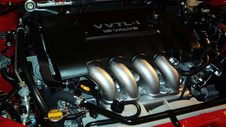 A fancy car engine