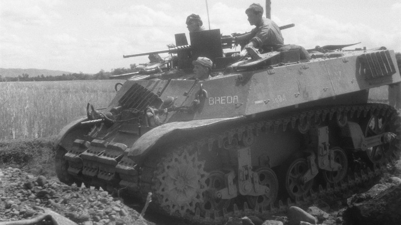 M3 Stuart tank circa 1949