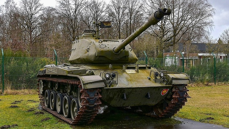 M41 Walker Bulldog tank in a museum