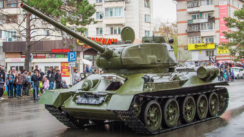 T-34 tank in 2023 Russia