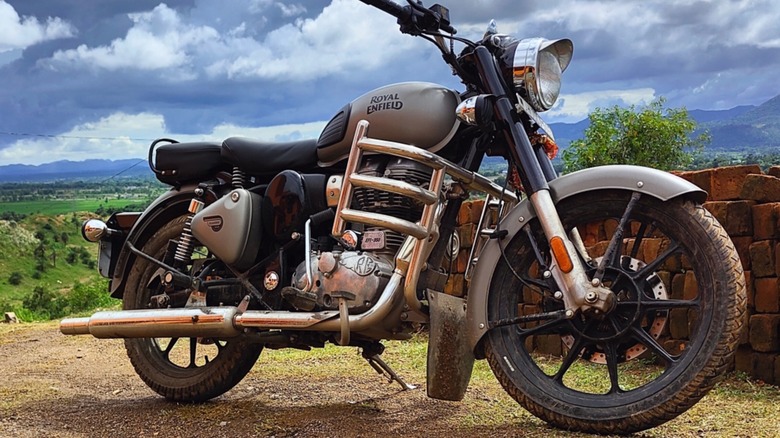 Royal Enfield Bullet 350 in the country