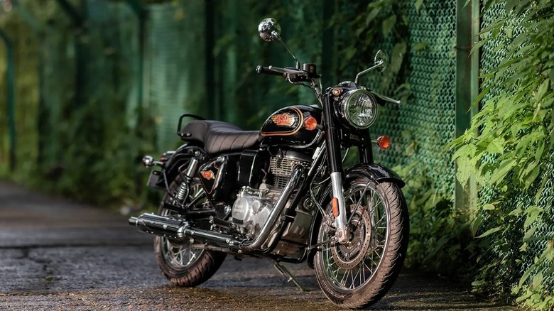 Royal Enfield Bullet on country road