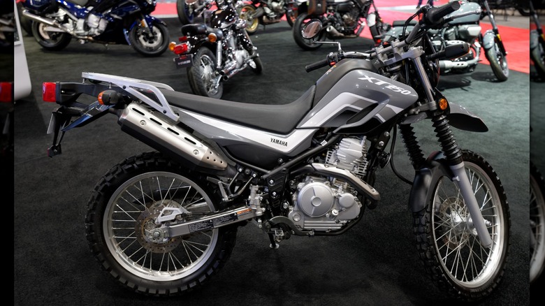 Yamaha XT250 at dealer