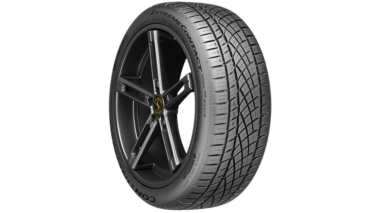 A Continental ExtremeContact DWS 06 Plus tire