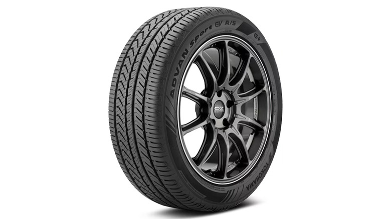 The Yokohama Advan Sport EV AS tire