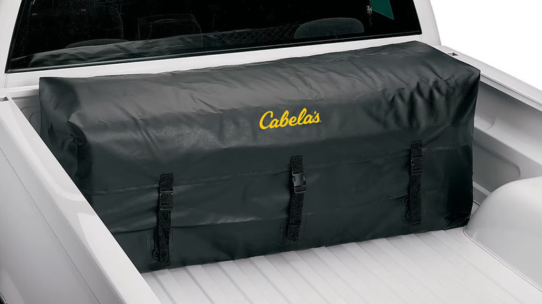 Cabela's cargo bag in a truck