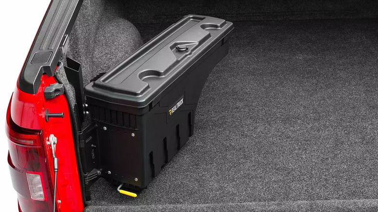 RealTruck UnderCover Swing Case in a truck bed