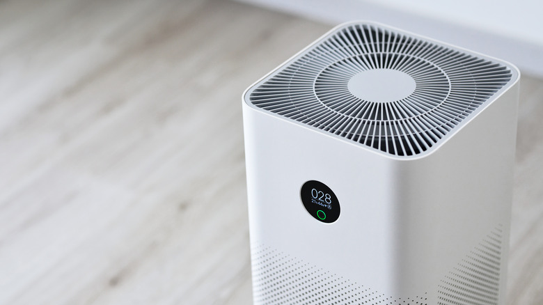 Air purifier with digital display