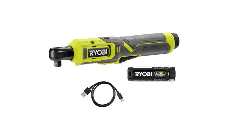 USB Lithium 3/8-Inch Ratchet Kit