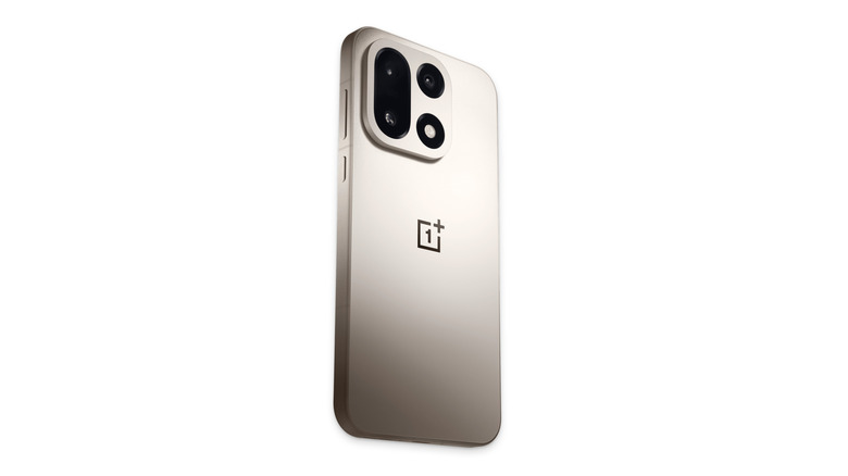 OnePlus 15 phone on a white background