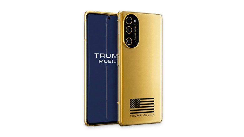 The Trump phone on a white background