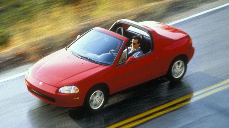 Red Honda Del Sol promotional image