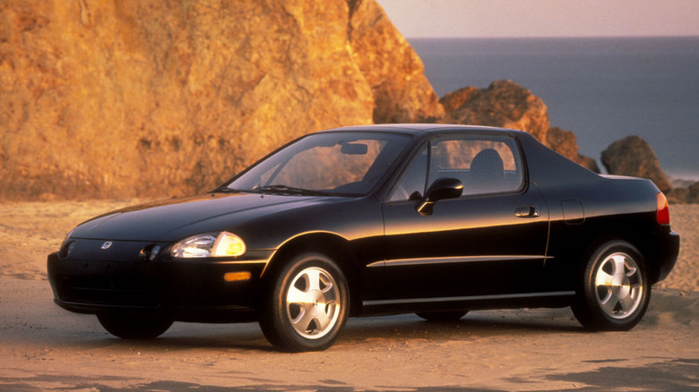 Black Honda Del Sol promotional image