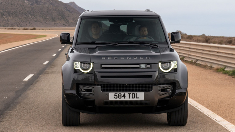 Land Rover Defender 130 front view