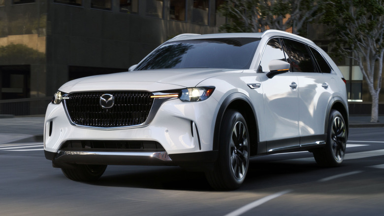 2025 Mazda CX-90 on the road