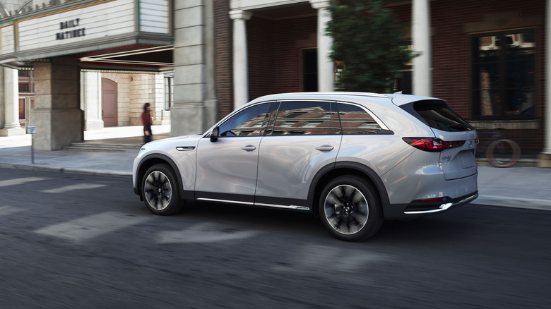 2025 Mazda CX-90 in the city