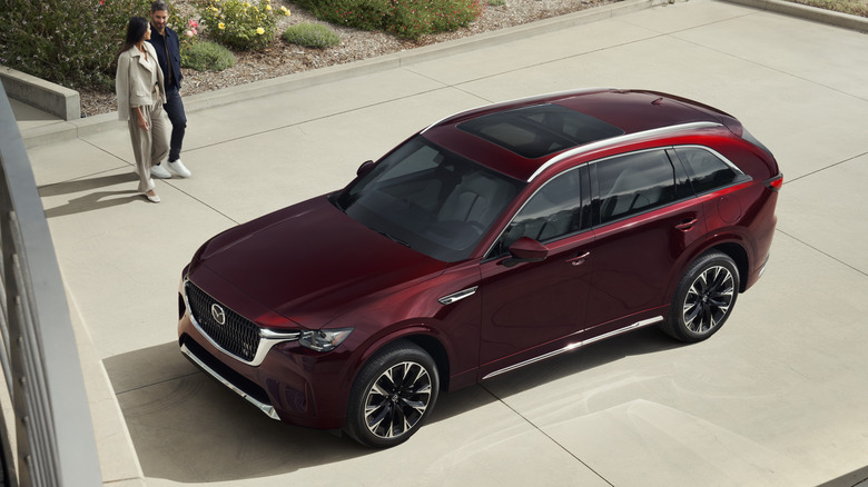 2025 Mazda CX-90 overhead shot