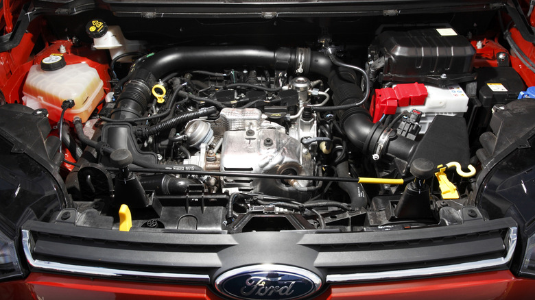Ford 1.0L EcoBoost engine in an EcoSport