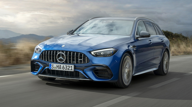 Mercedes-AMG C63 S E Performance on the road