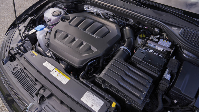 Volkswagen EA888 engine in the 2025 Golf R