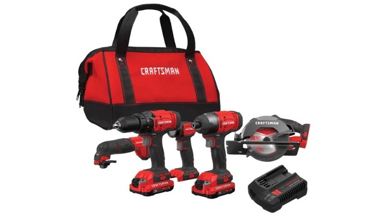 Craftsman bag and tools