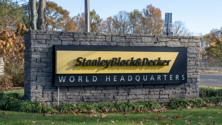 Stanley Black & Decker world headquarters outdoor sign
